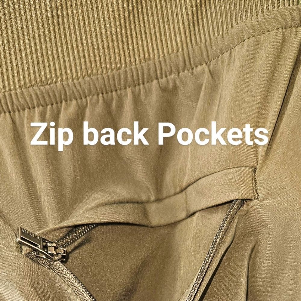 💥ATHLETA New Brooklyn Ankle Olive green Tapered Pull On Elastic Casual Travel - Picture 7 of 14